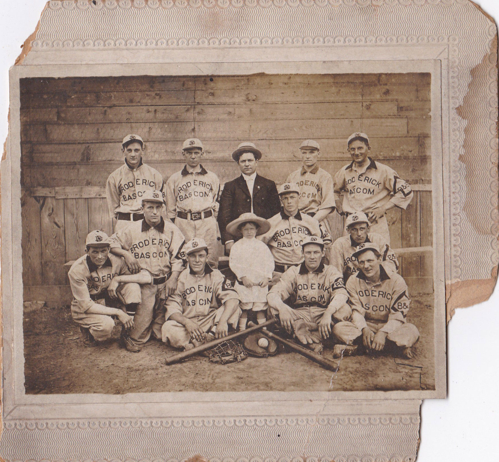 broderick and bascom baseball team